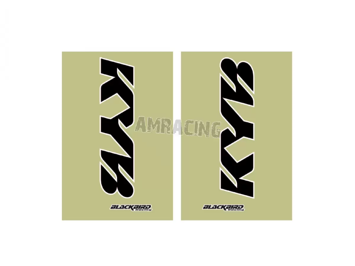 ADHESIVOS TRANSPARENTES PARA HORQUILLA  KYB  NEGRO